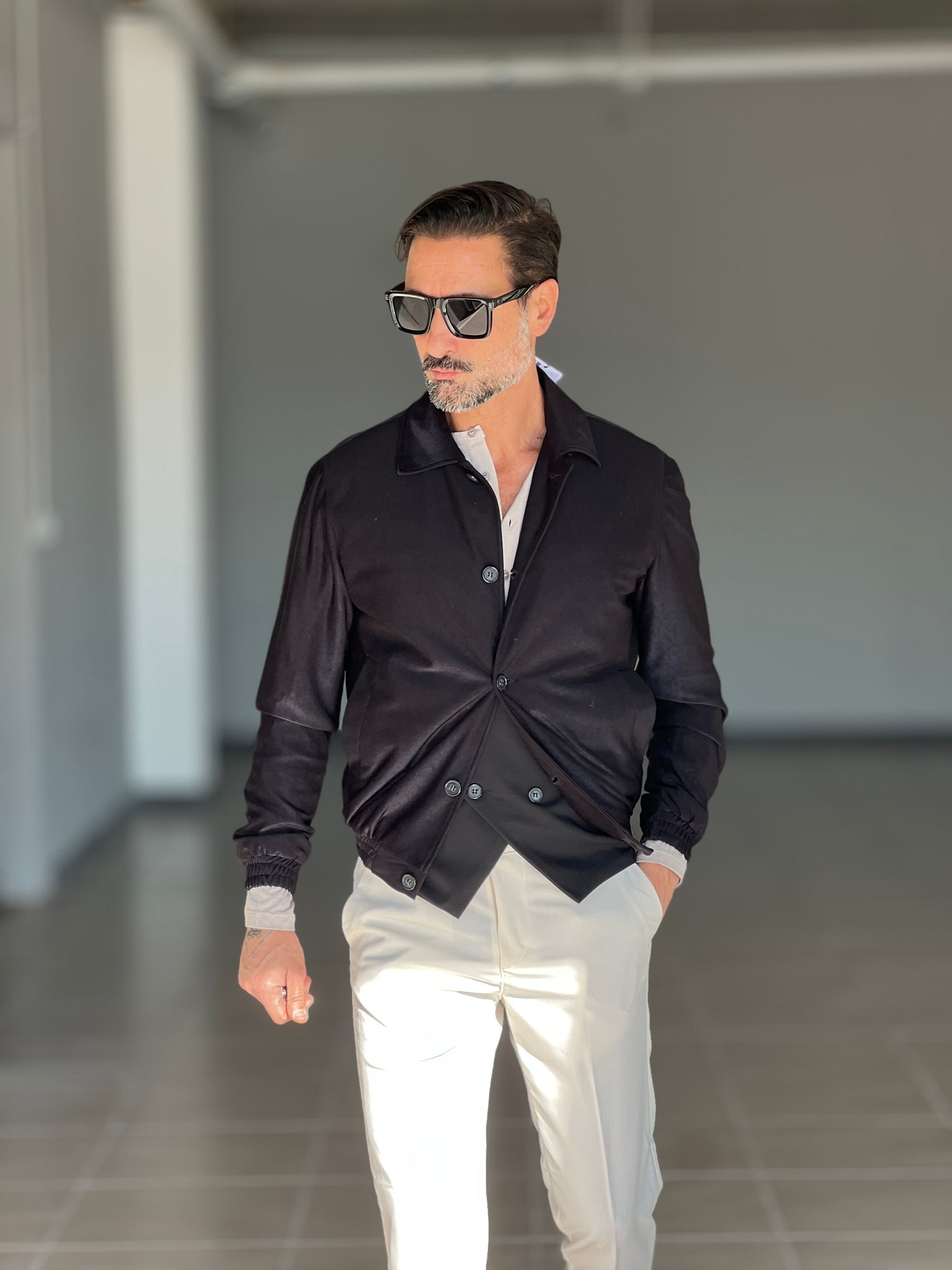 GIUBBINO NERO DAINETTO ECOLOGICO