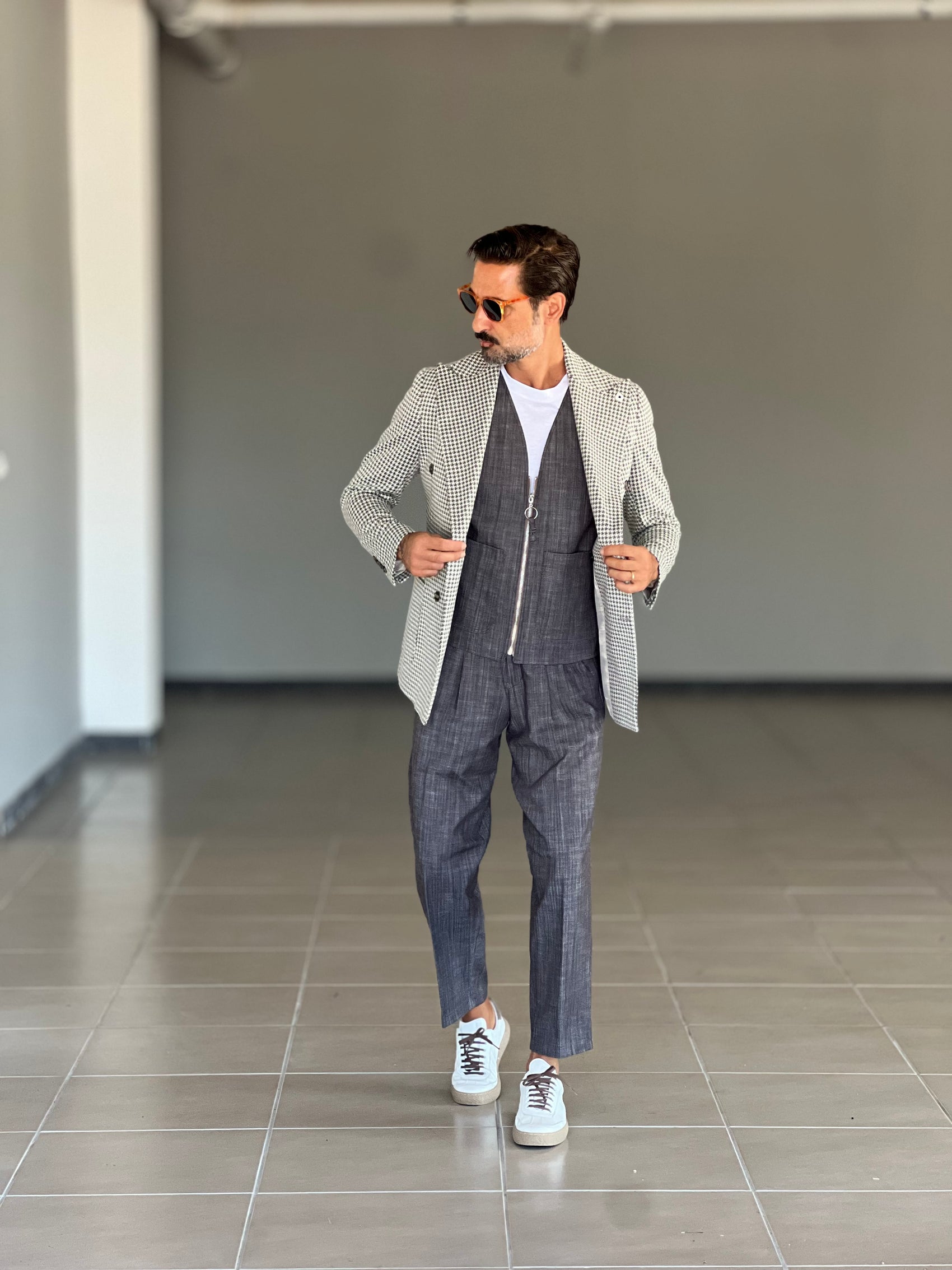 PANTALONE MORO  FONDO AMPIO PETRO'