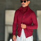 WHITE VISCOSE TROUSERS WITH REGULAR BOTTOM