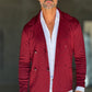CARDIGAN VINO  DOPPIOPETTO