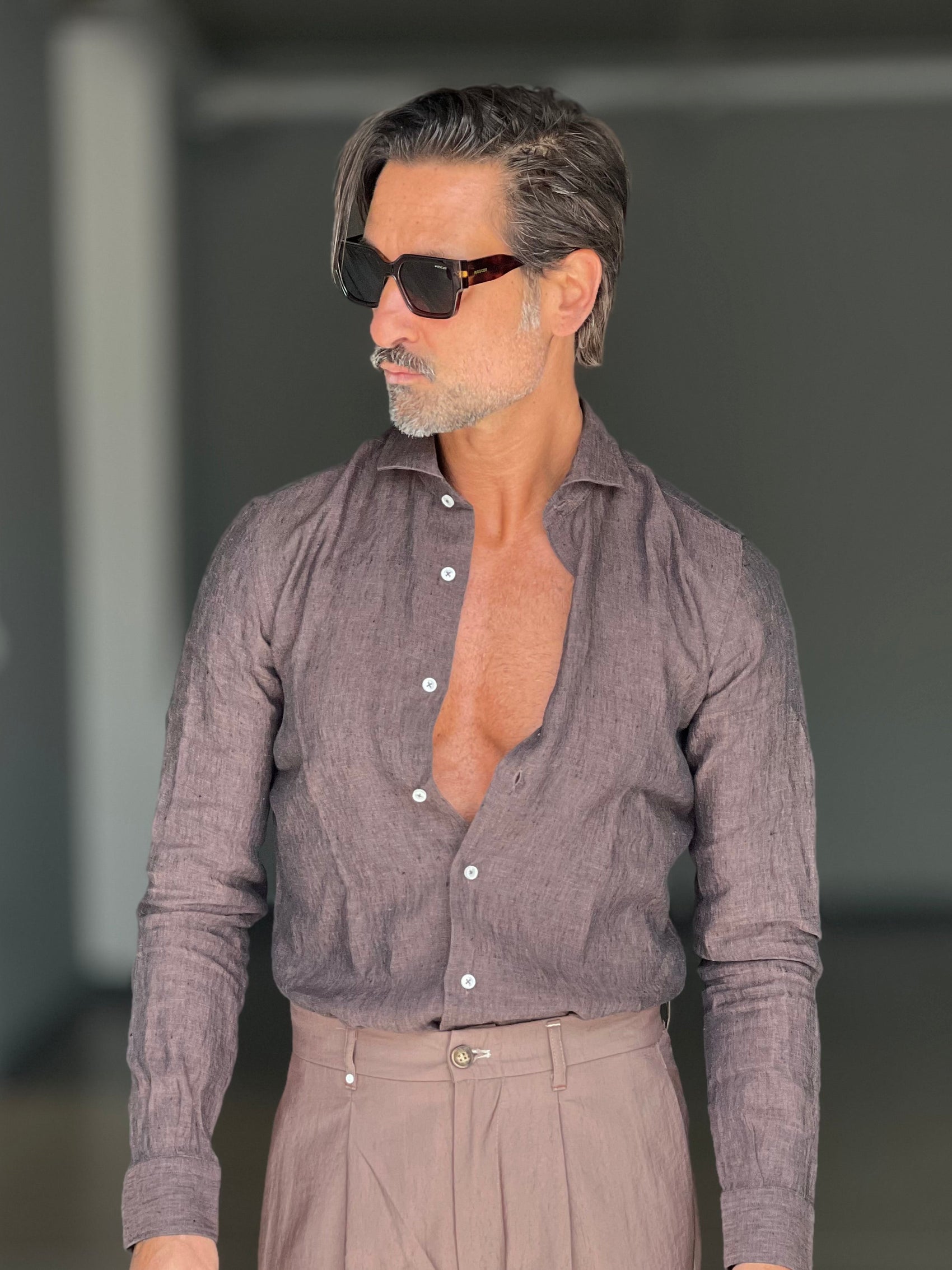 CAMICIA DEPOT MORO LINO FIAMMATO