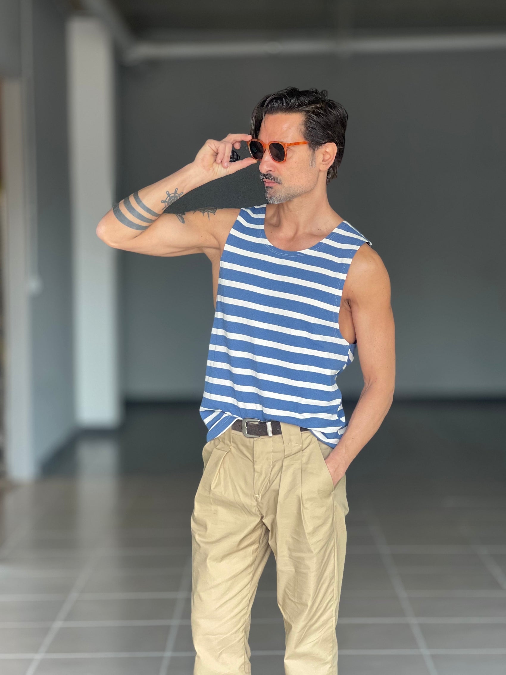 BOAT NECK T SHIRT