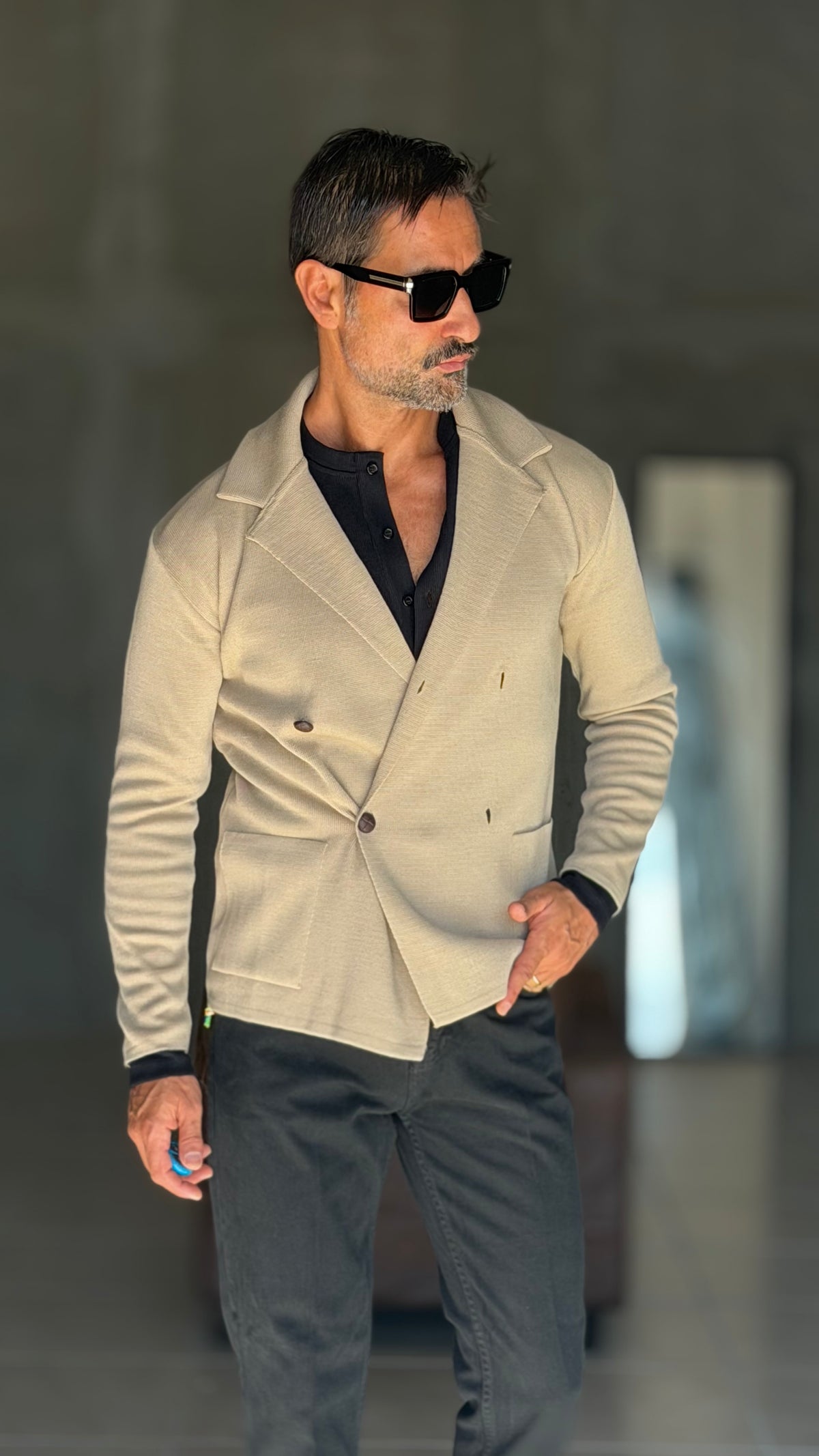 CARDIGAN CORDA DOPPIOPETTO