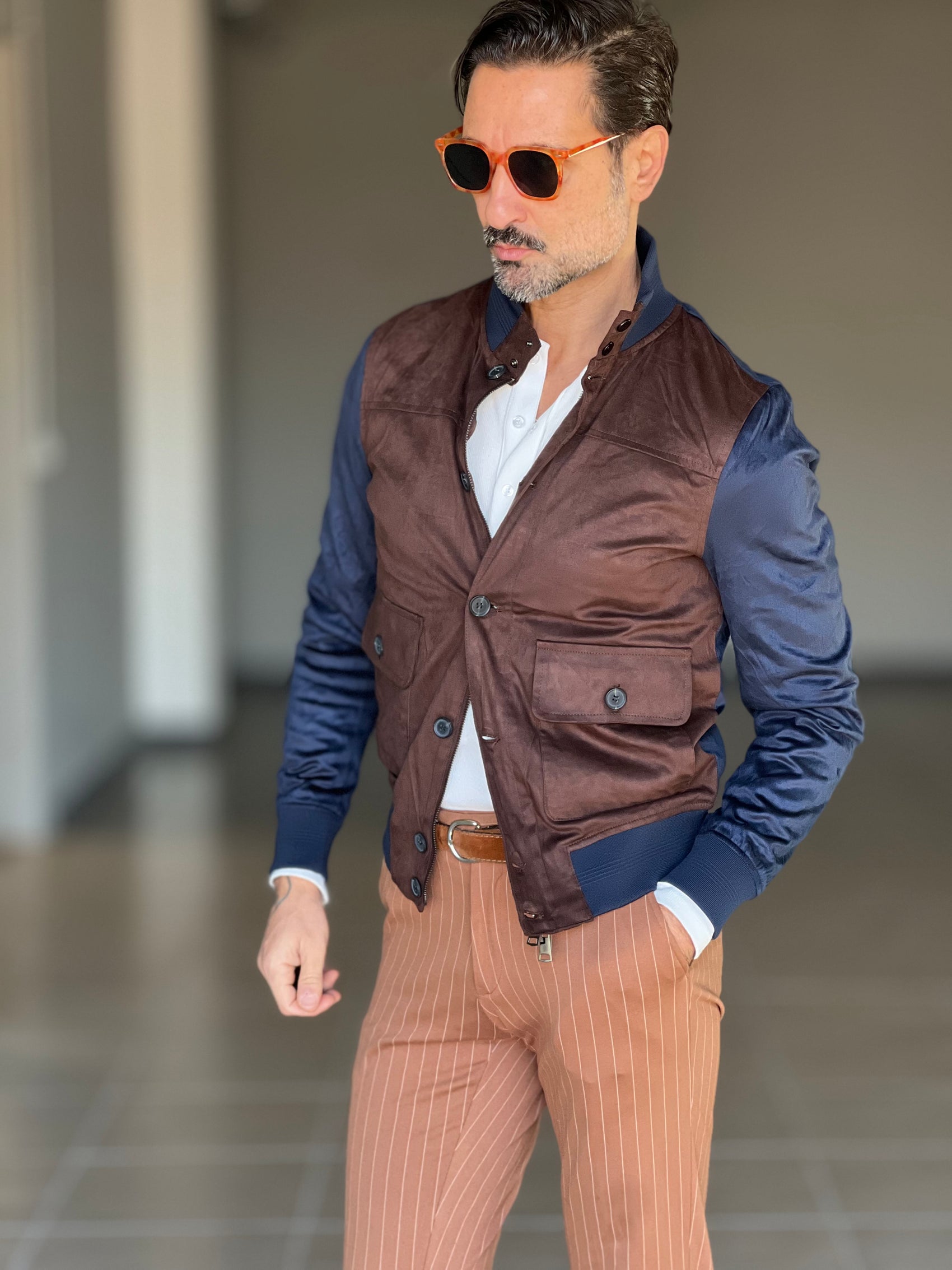 ECORENNA ECRU' BOMBER JACKET