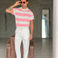WHITE VISCOSE TROUSERS WITH REGULAR BOTTOM