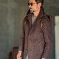 BLUE HIGH NECK COAT
