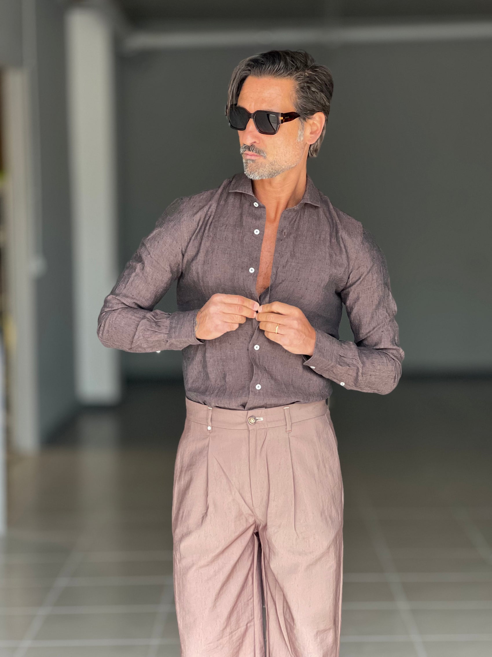 CAMICIA DEPOT MORO LINO FIAMMATO