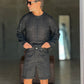BERMUDA DENIM  NERO 316