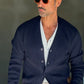 CARDIGAN BLU  MAGLIA INGLESE