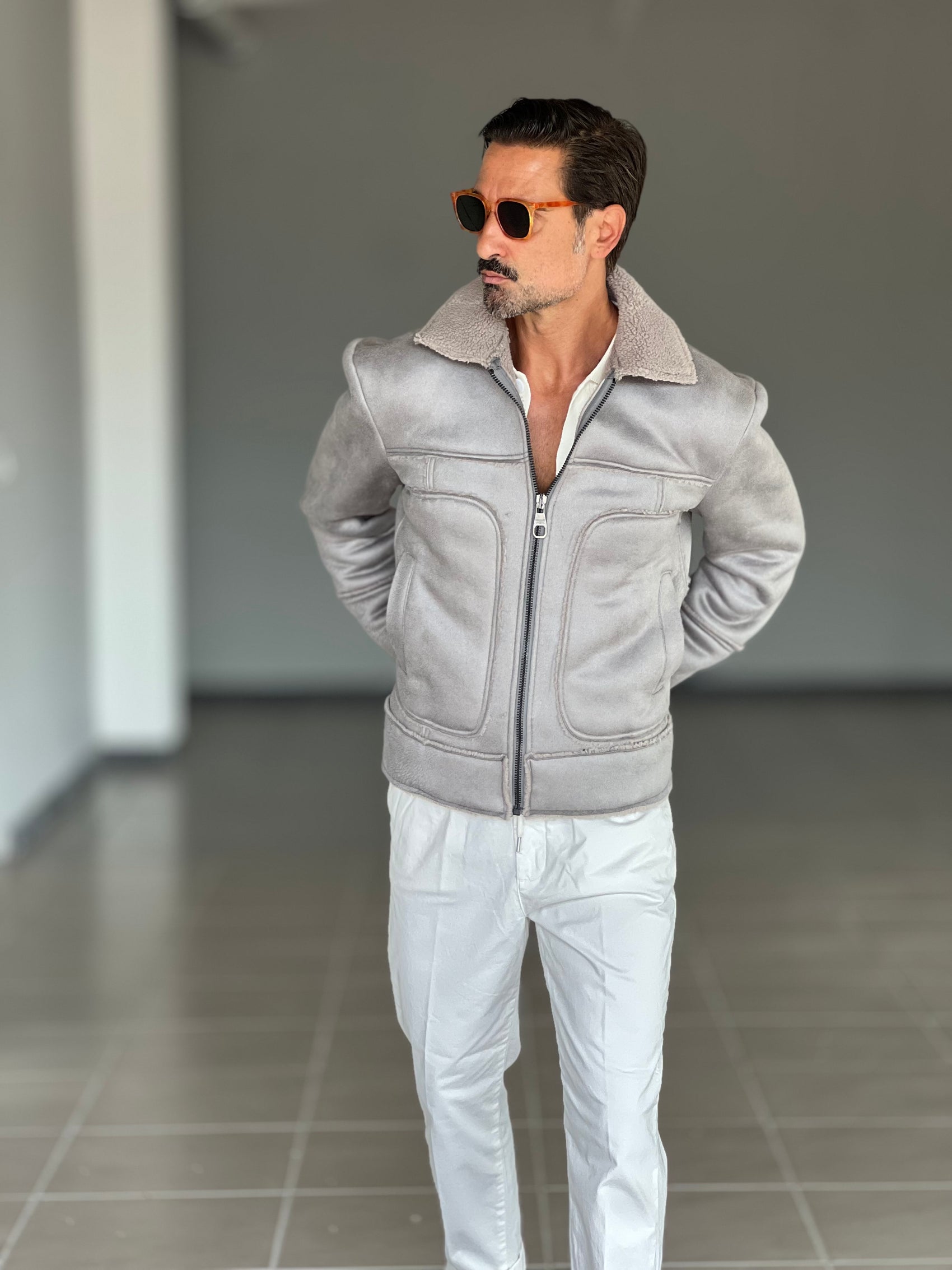 ECOMONTONE GRIGIO CONTRASTO PANNA XAGON