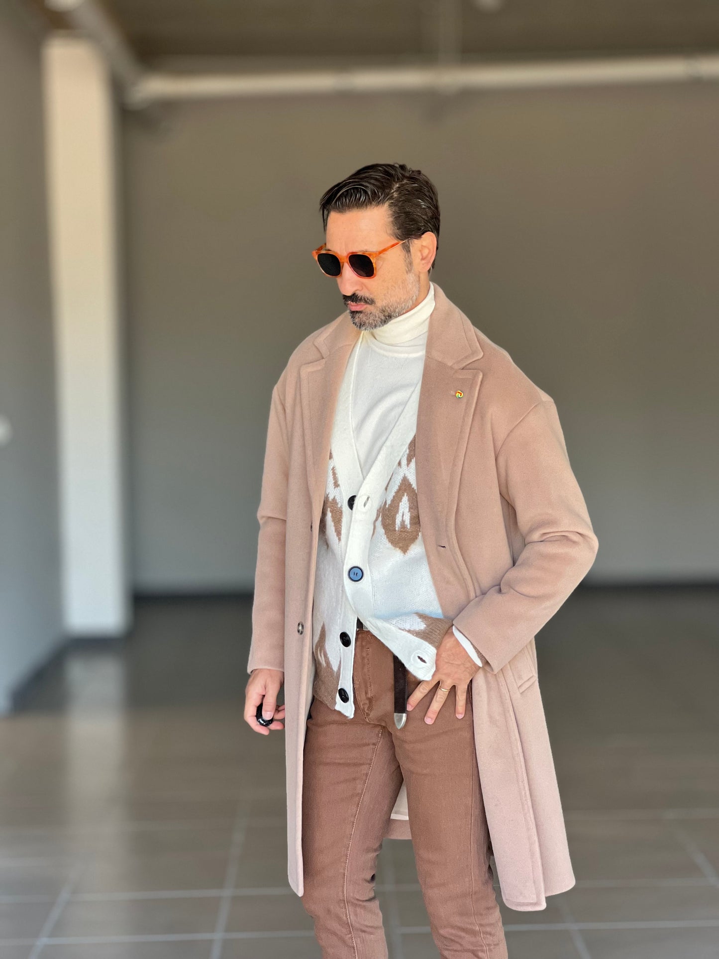 CAPPOTTO  CAMMELLO OVER FIT