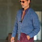 WHITE VISCOSE TROUSERS WITH REGULAR BOTTOM
