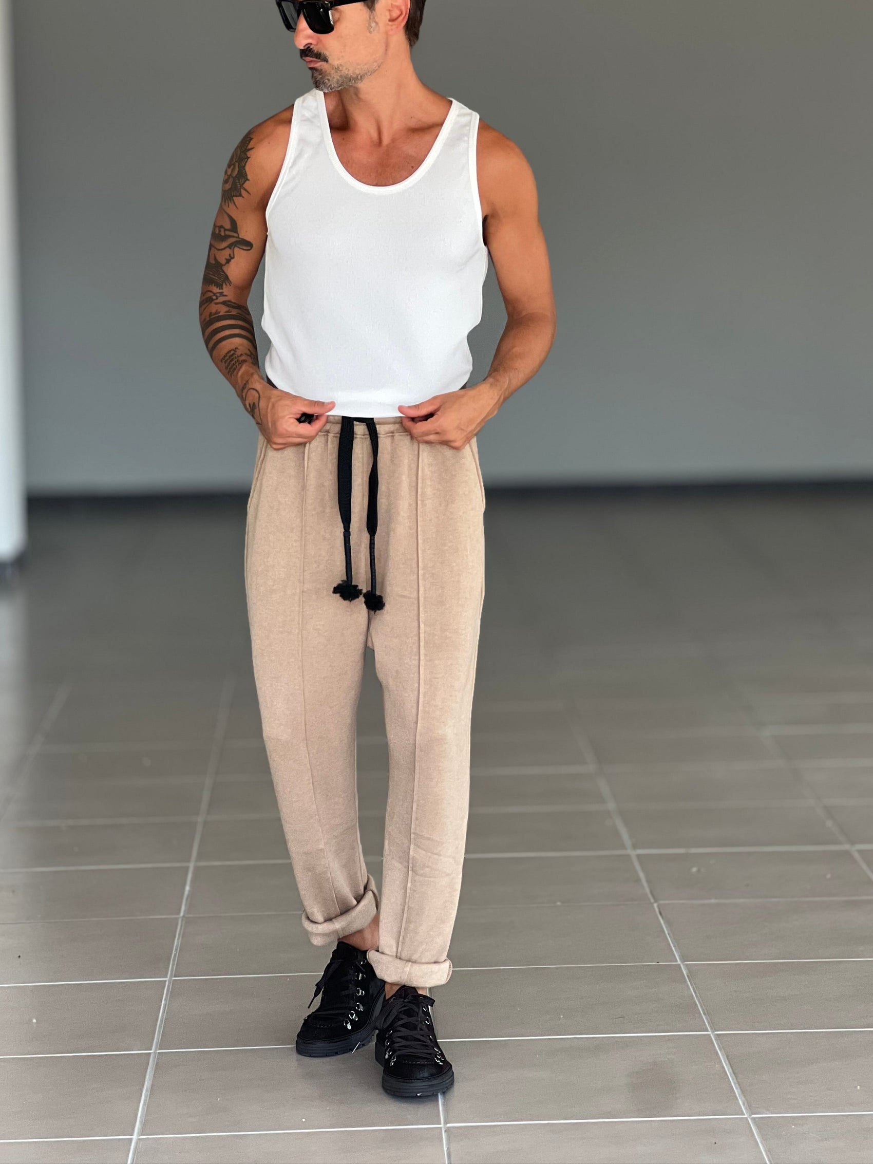 PANTALACCIO IN MAGLIA CAMMELLO XAGON