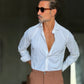 CAMICIA BIANCA MAGLINA PIGMENTO