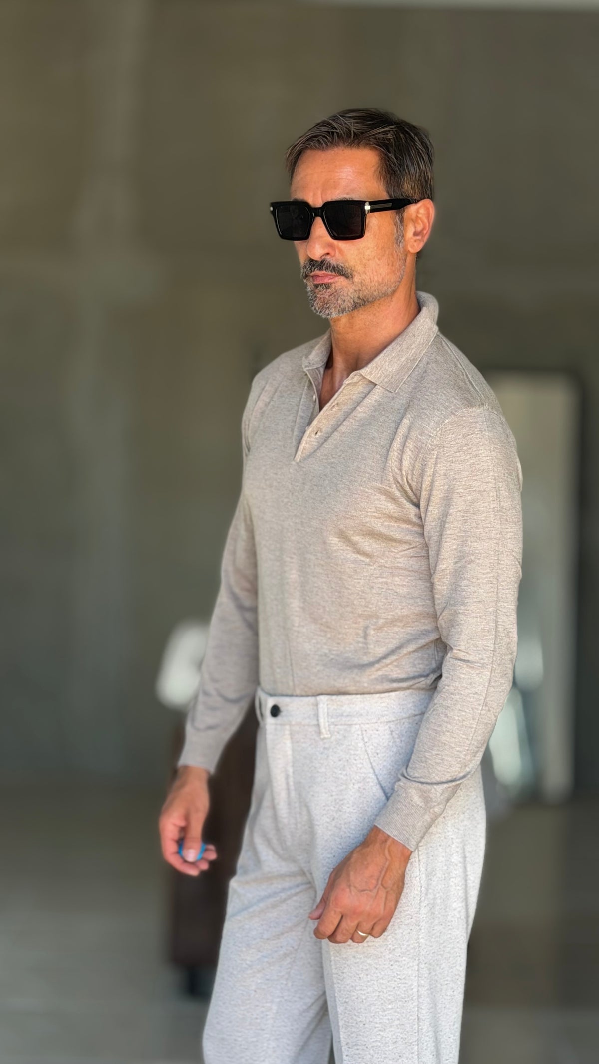 POLO BEIGE TELAMIRA LANA E MISTI