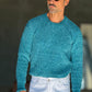 WHITE VISCOSE TROUSERS WITH REGULAR BOTTOM