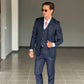 ABITO BLU  MONOPETTO  3 PEZZI GILET