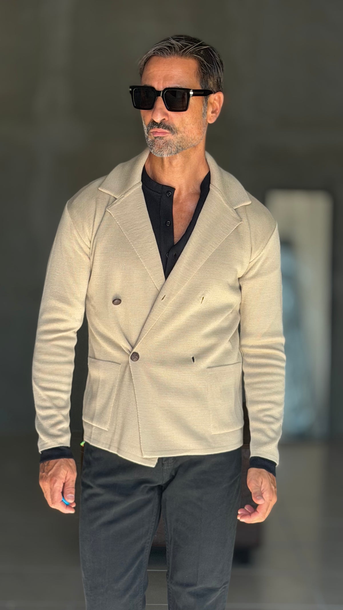 CARDIGAN CORDA DOPPIOPETTO