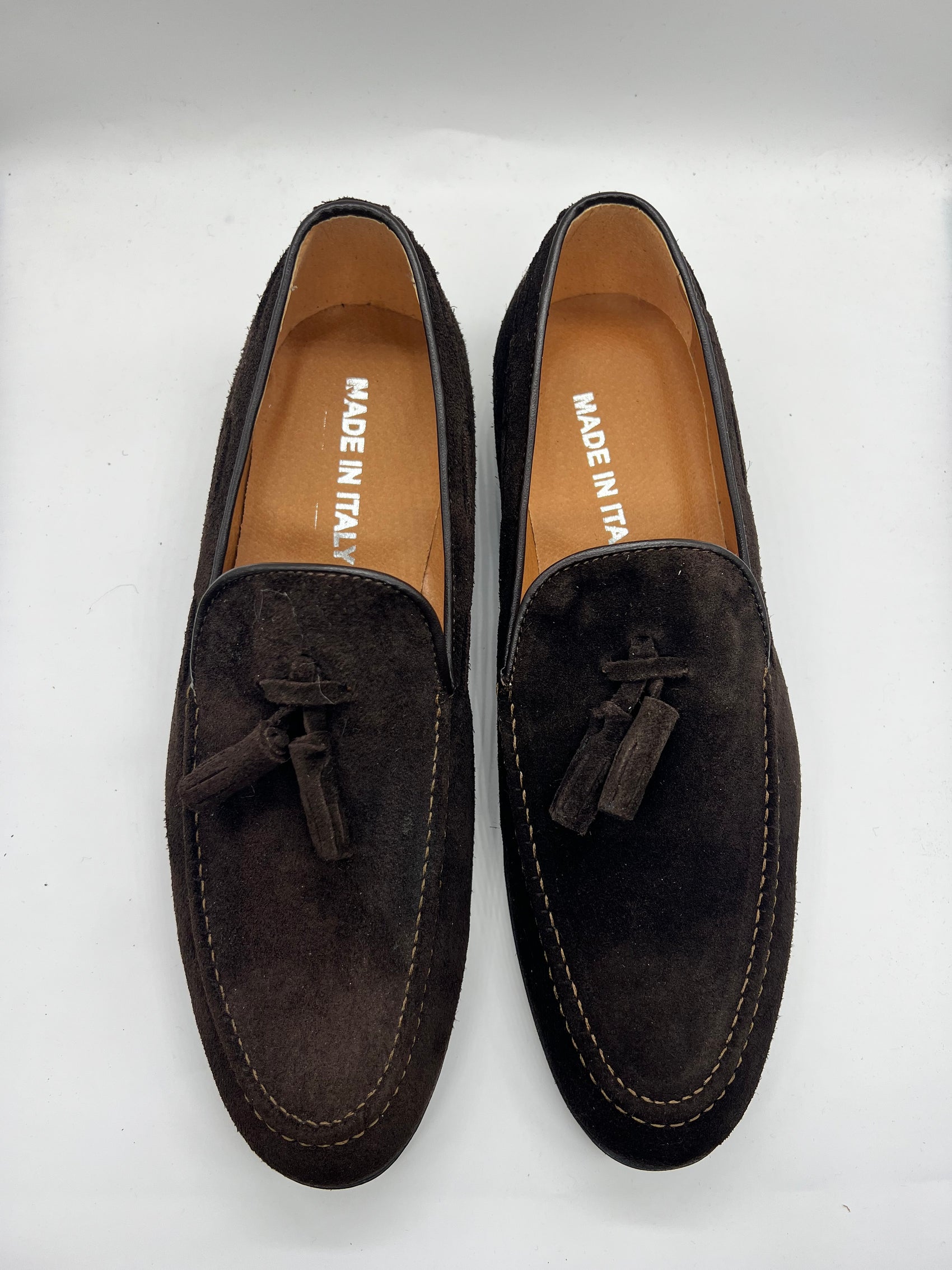 *MOCASSINO COLOR MORO CAMOSCIO CAMPANELLA