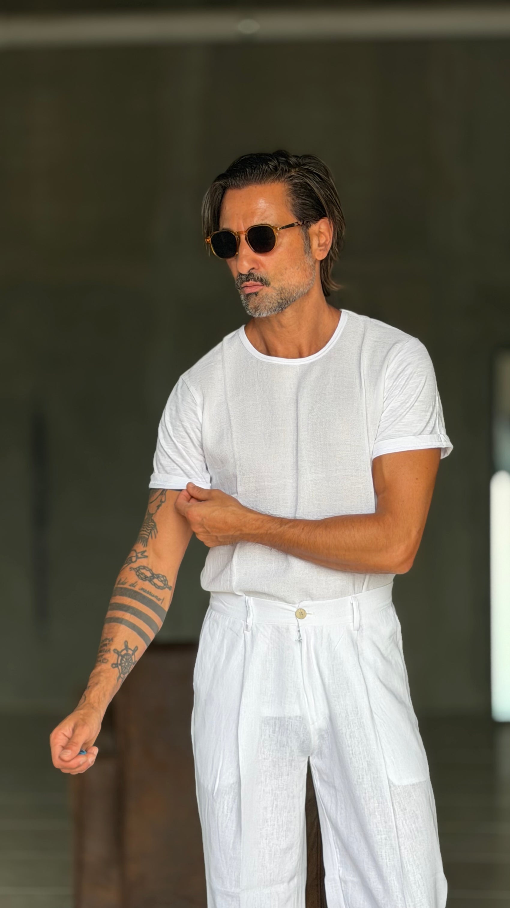 BOAT NECK T SHIRT