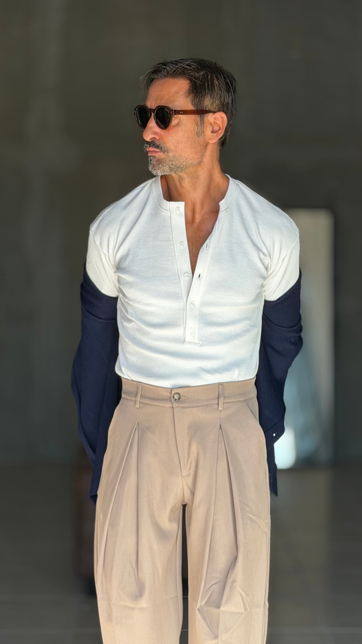 MAGLIA SERAFINO  PANNA DERBY COSTINA