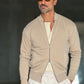 BOMBER FELPA BEIGE  IMBOTTITO