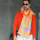 CARDIGAN ARANCIO MAGLIA INGLESE