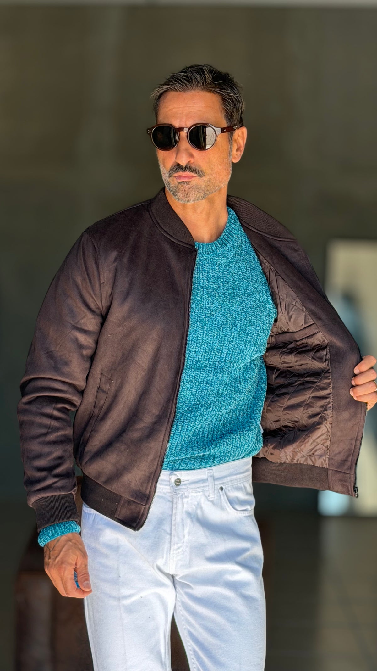 ECORENNA ECRU' BOMBER JACKET