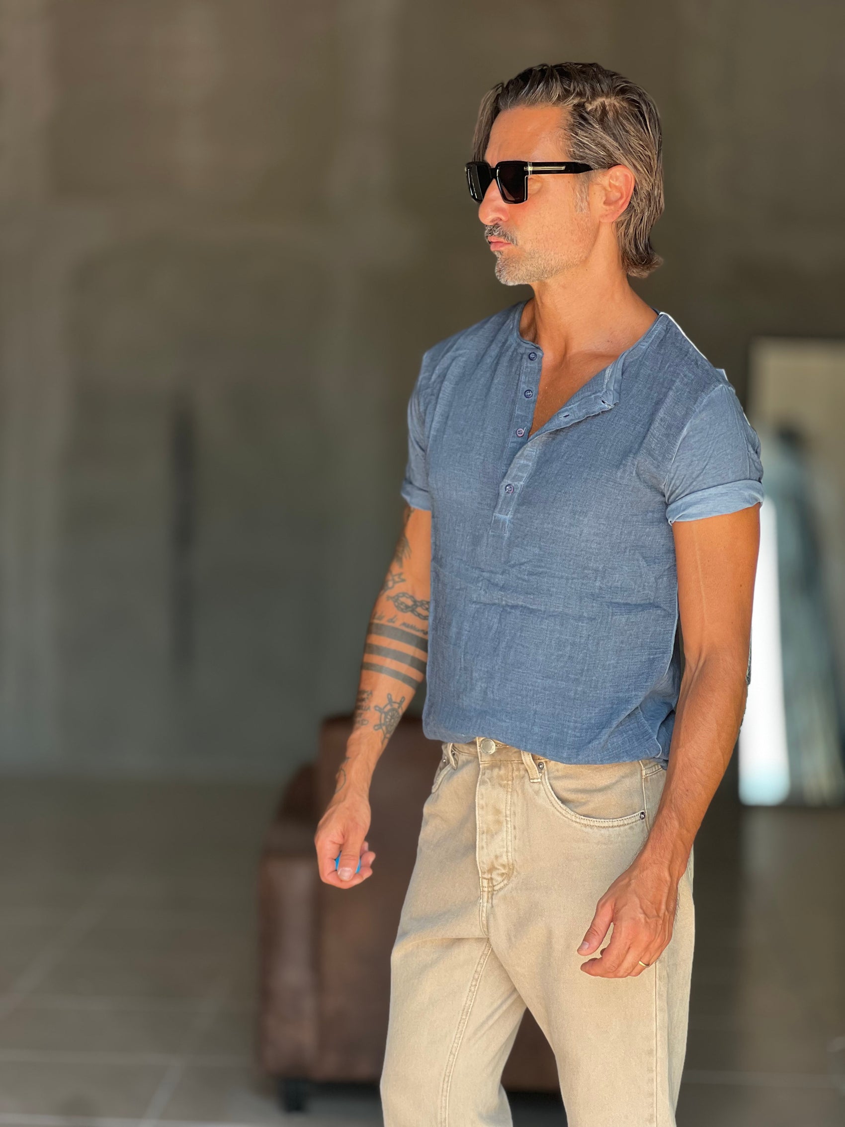 GIOSTRA VISCOSE SHIRT