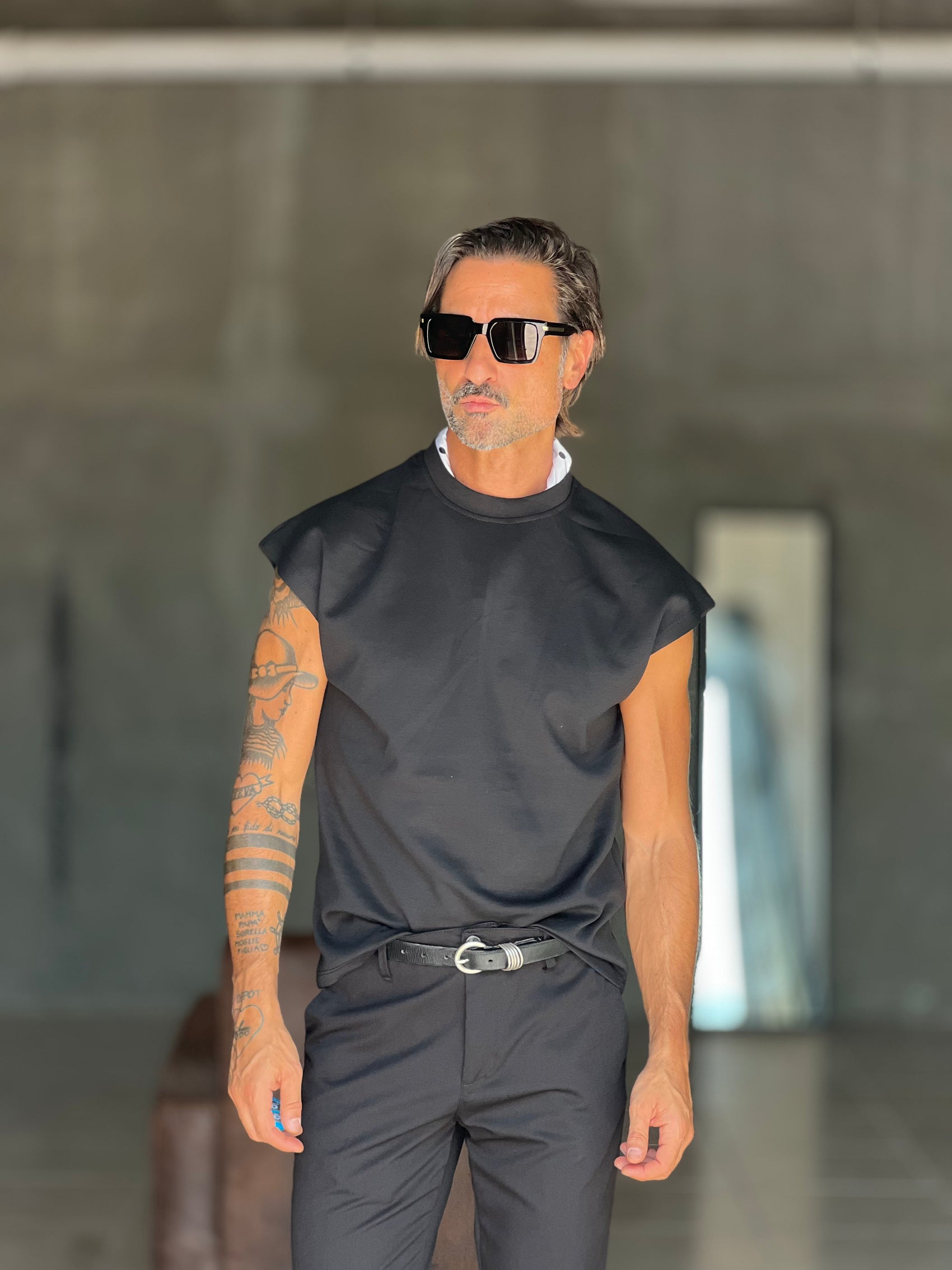 BOAT NECK T SHIRT