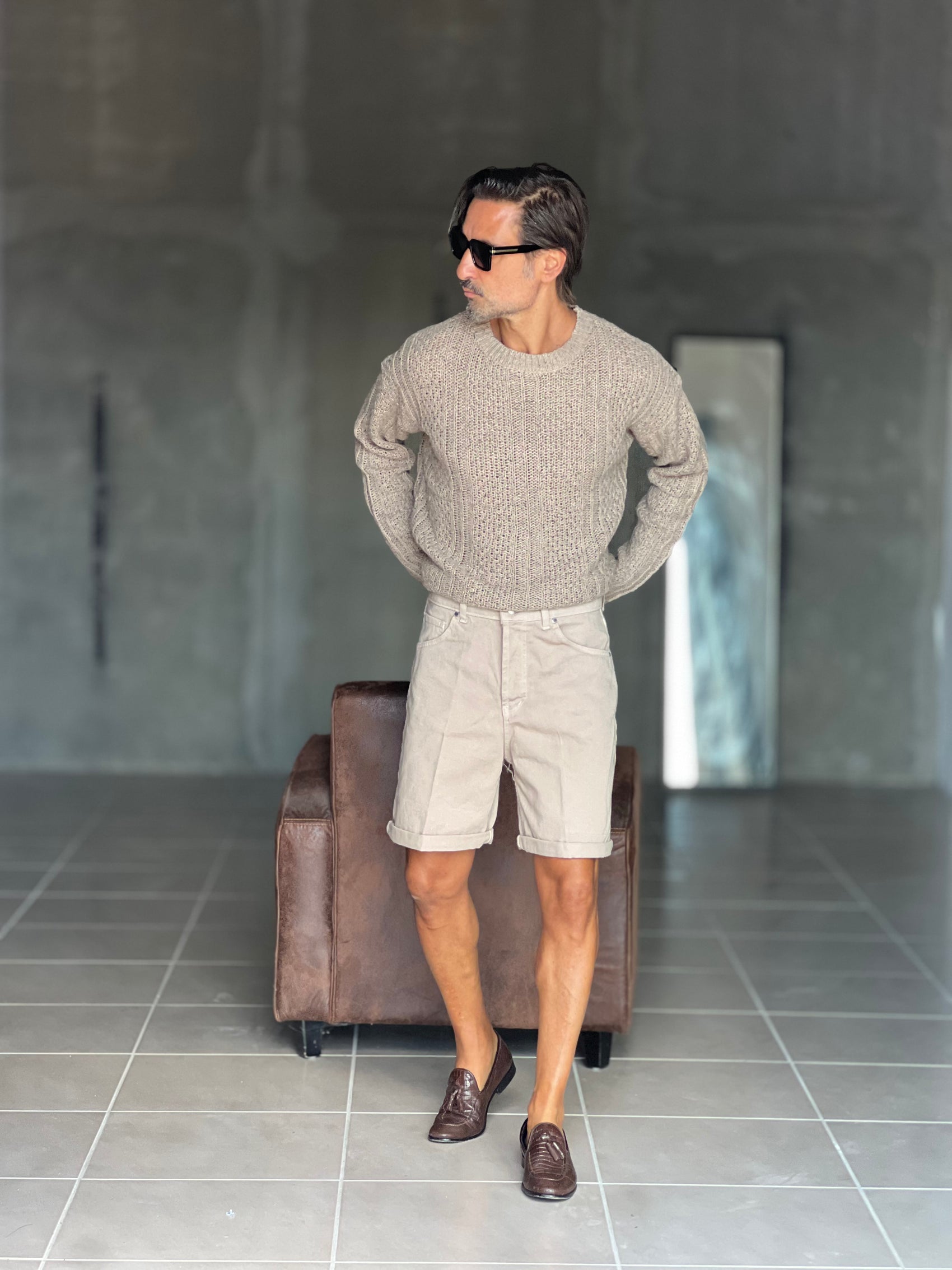 BERMUDA DENIM CAMMELLO. 316