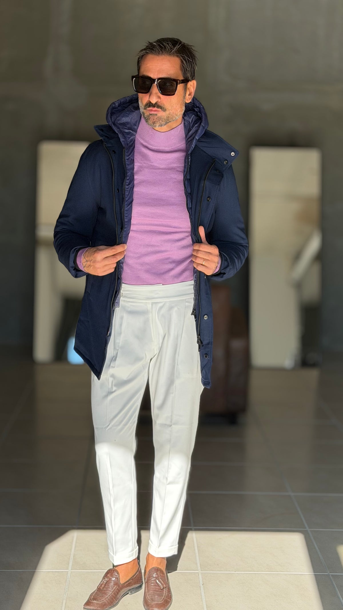 ECORENNA ECRU' BOMBER JACKET