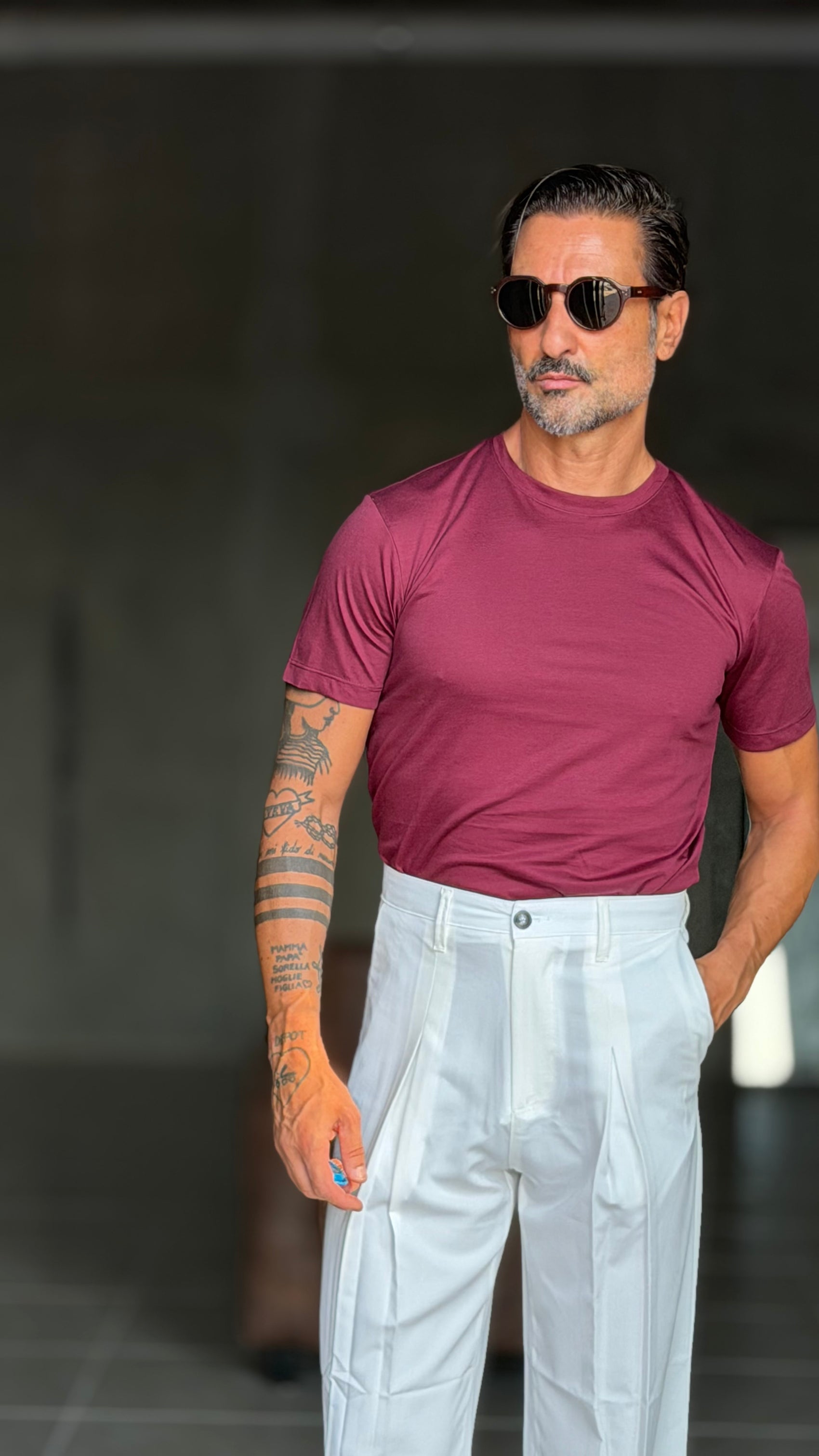 PANTALONE PANNA  DOPPIAPINCES IN DONDO