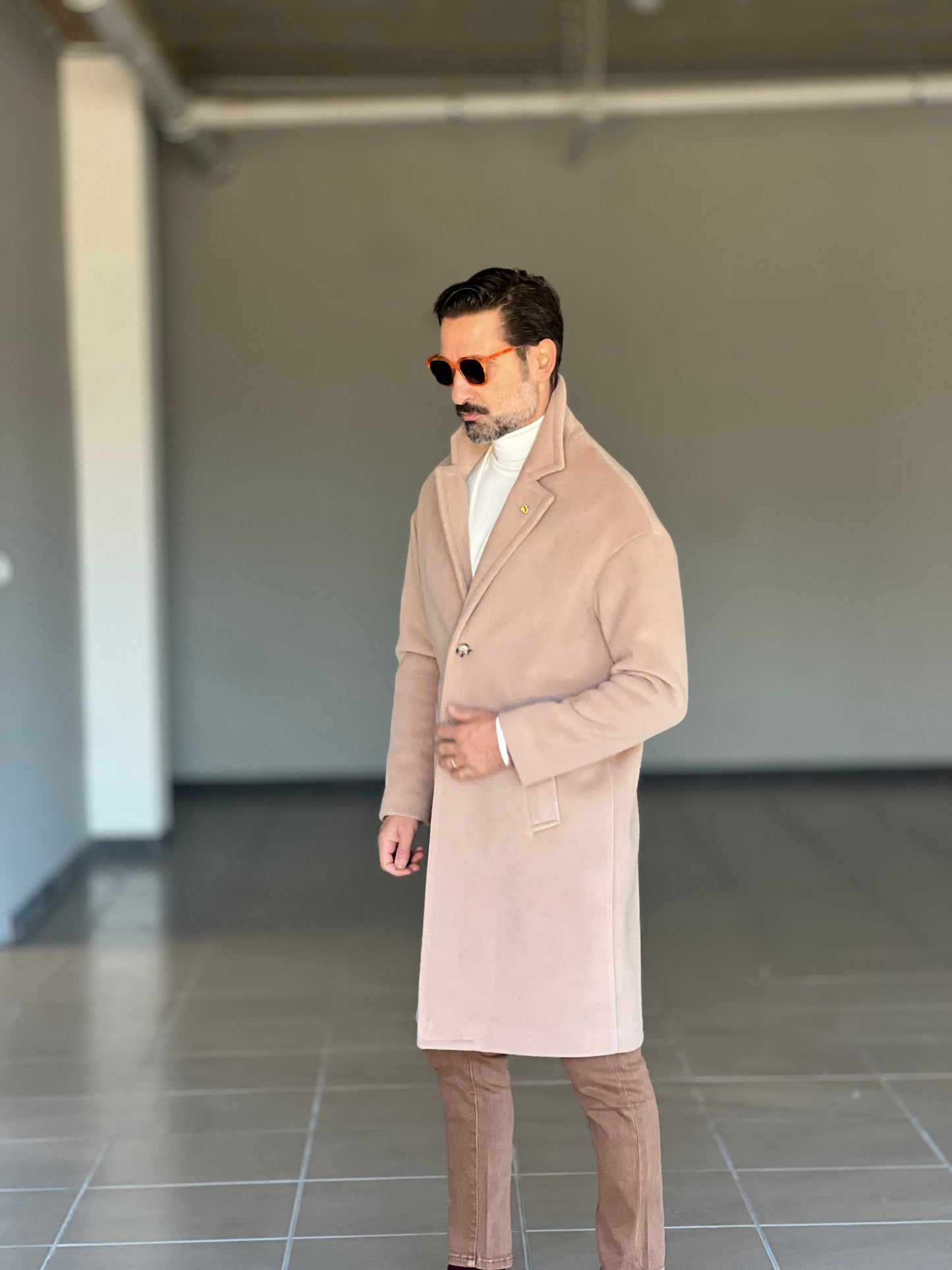 CAPPOTTO  CAMMELLO OVER FIT