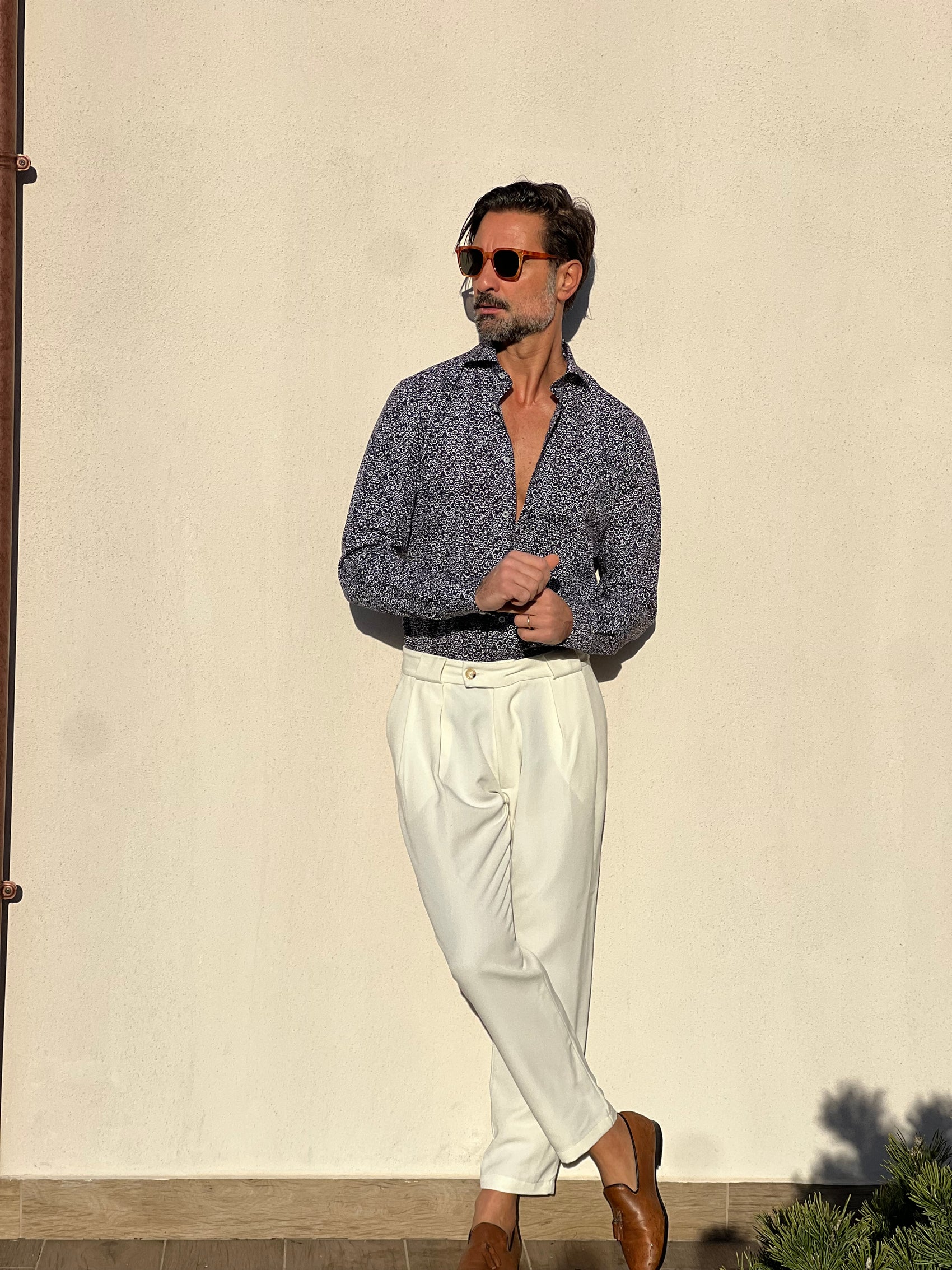 CAMICIA  DEPOT BLU FANTASIA PICCOLA DOPPIORITORTO