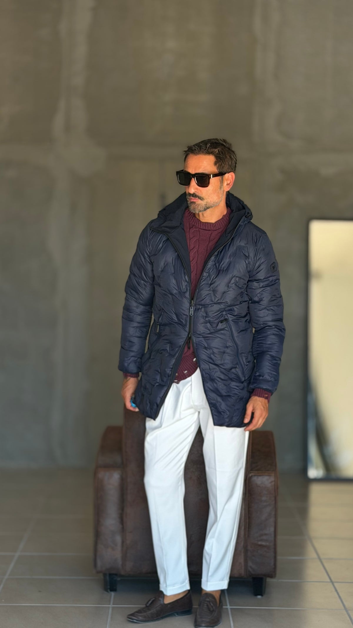 ECORENNA ECRU' BOMBER JACKET