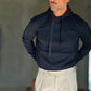 WHITE VISCOSE TROUSERS WITH REGULAR BOTTOM