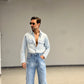 CAMICIA  DENIM LAVAGGIO ZERO DELAVE'