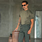 T SHIRT VERDE BOSCO OVER FIT