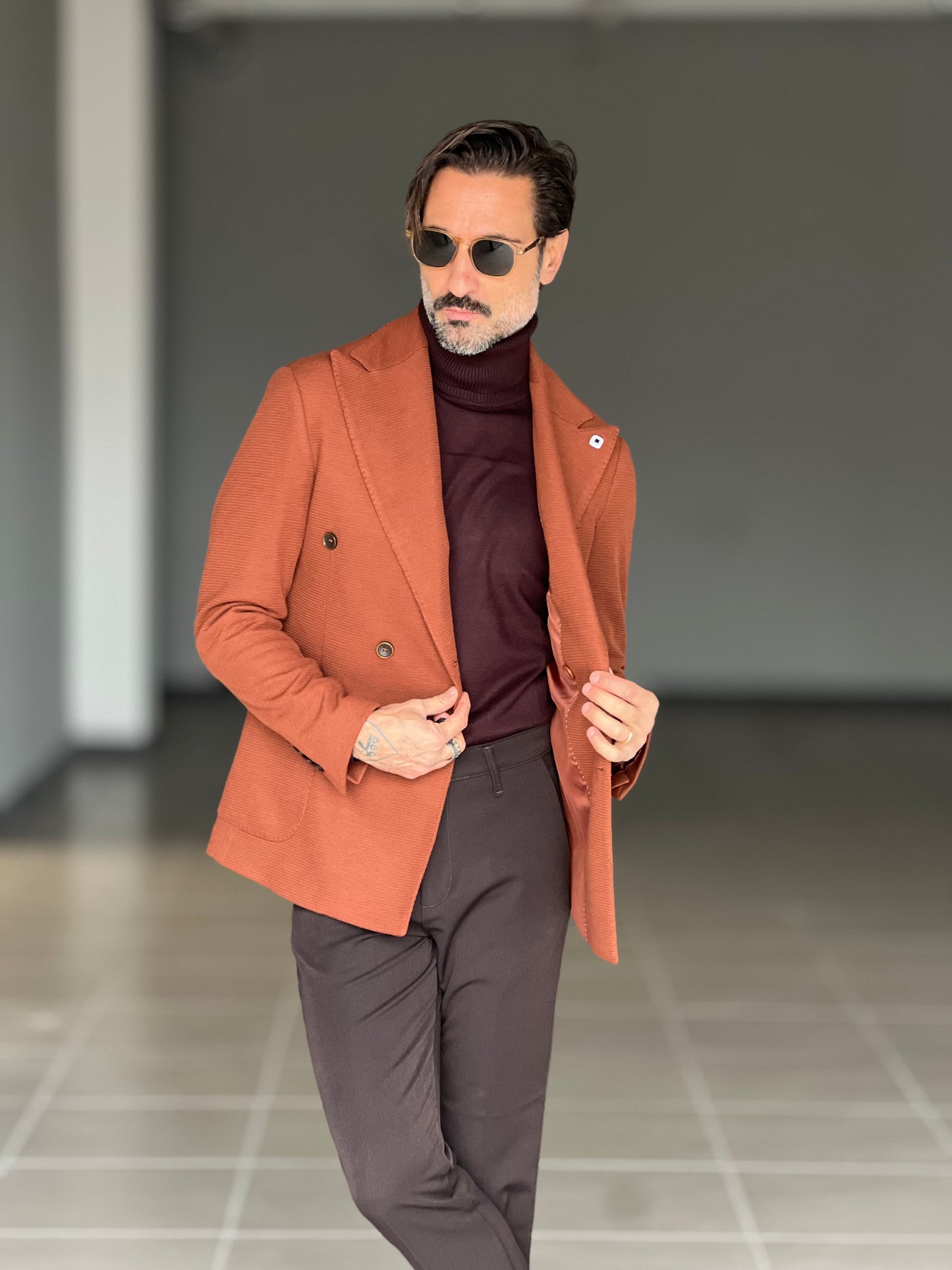 GIACCA OPERATA MORO DOPPIOPETTO PETRO'SARTORIA