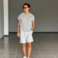 BERMUDA GRIGIO CHIARO  COMFORT FIT