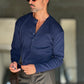 MAGLIA SERAFINO  BLU  DERBY COSTINA