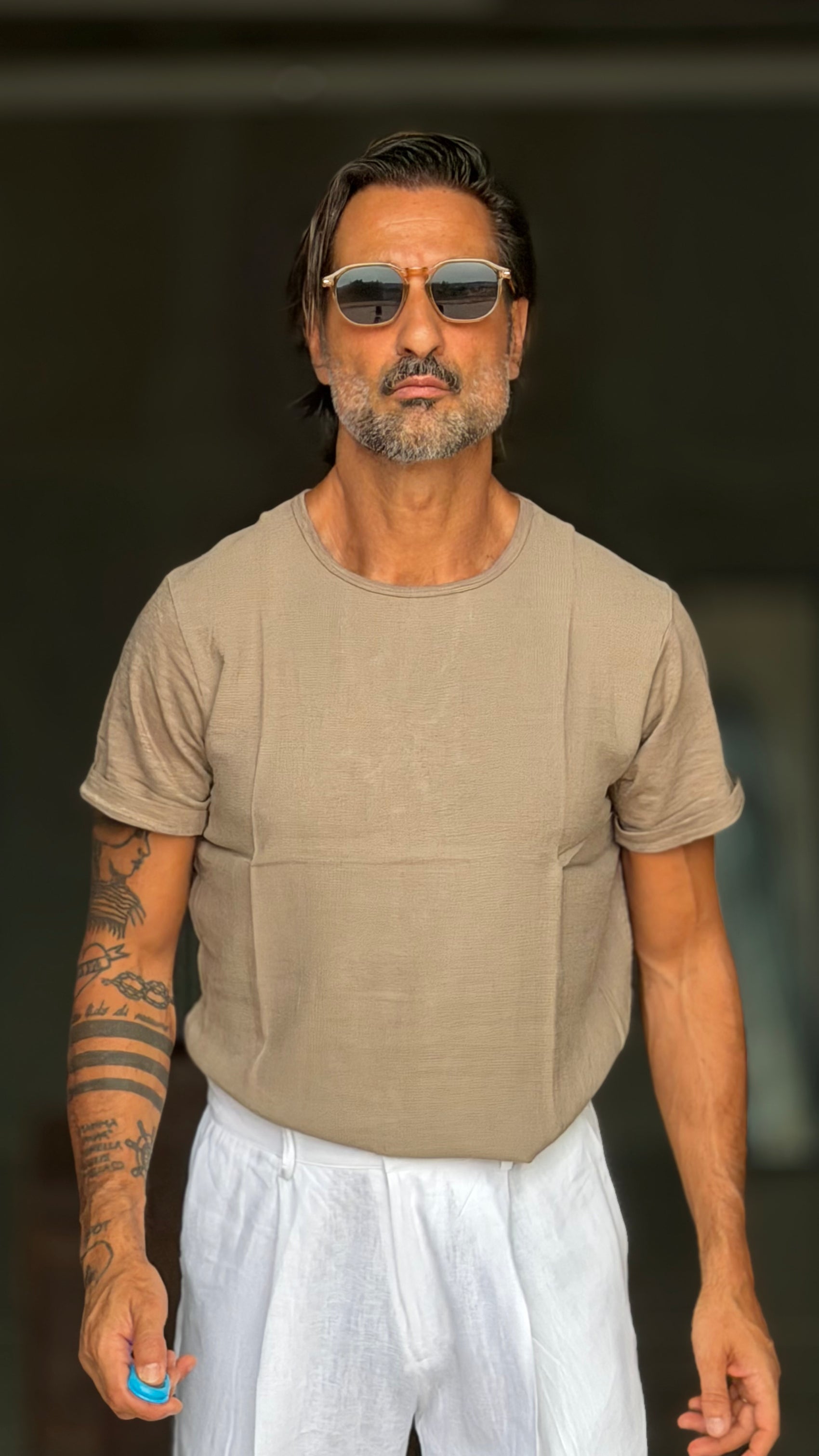 BOAT NECK T SHIRT