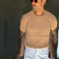 WHITE VISCOSE TROUSERS WITH REGULAR BOTTOM