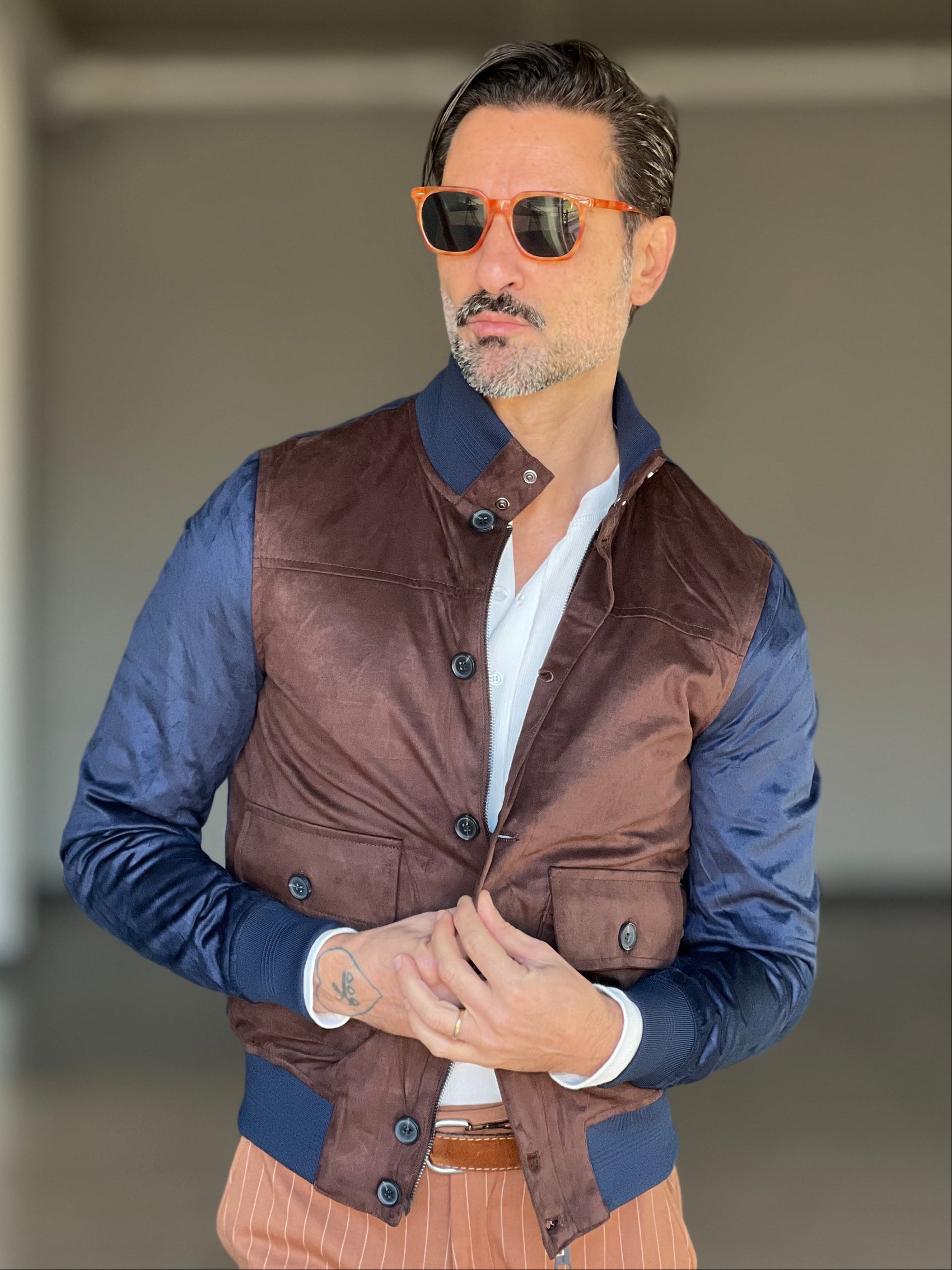 ECORENNA ECRU' BOMBER JACKET