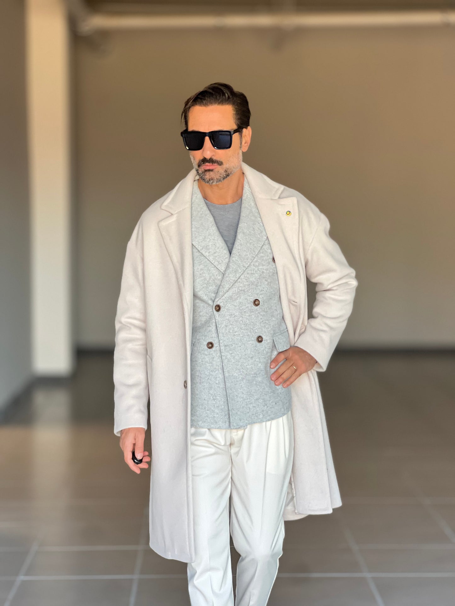 CAPPOTTO  PANNA OVER FIT