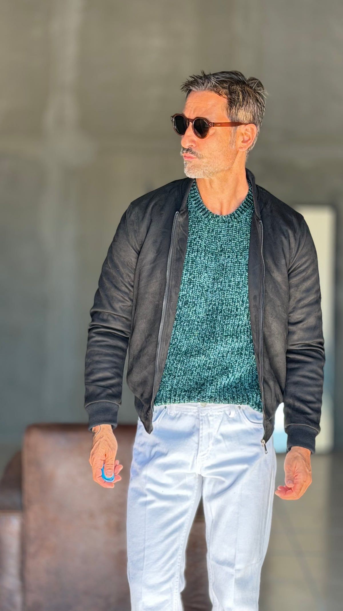 ECORENNA ECRU' BOMBER JACKET