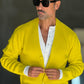 CARDIGAN GIALLO  MAGLIA INGLESE