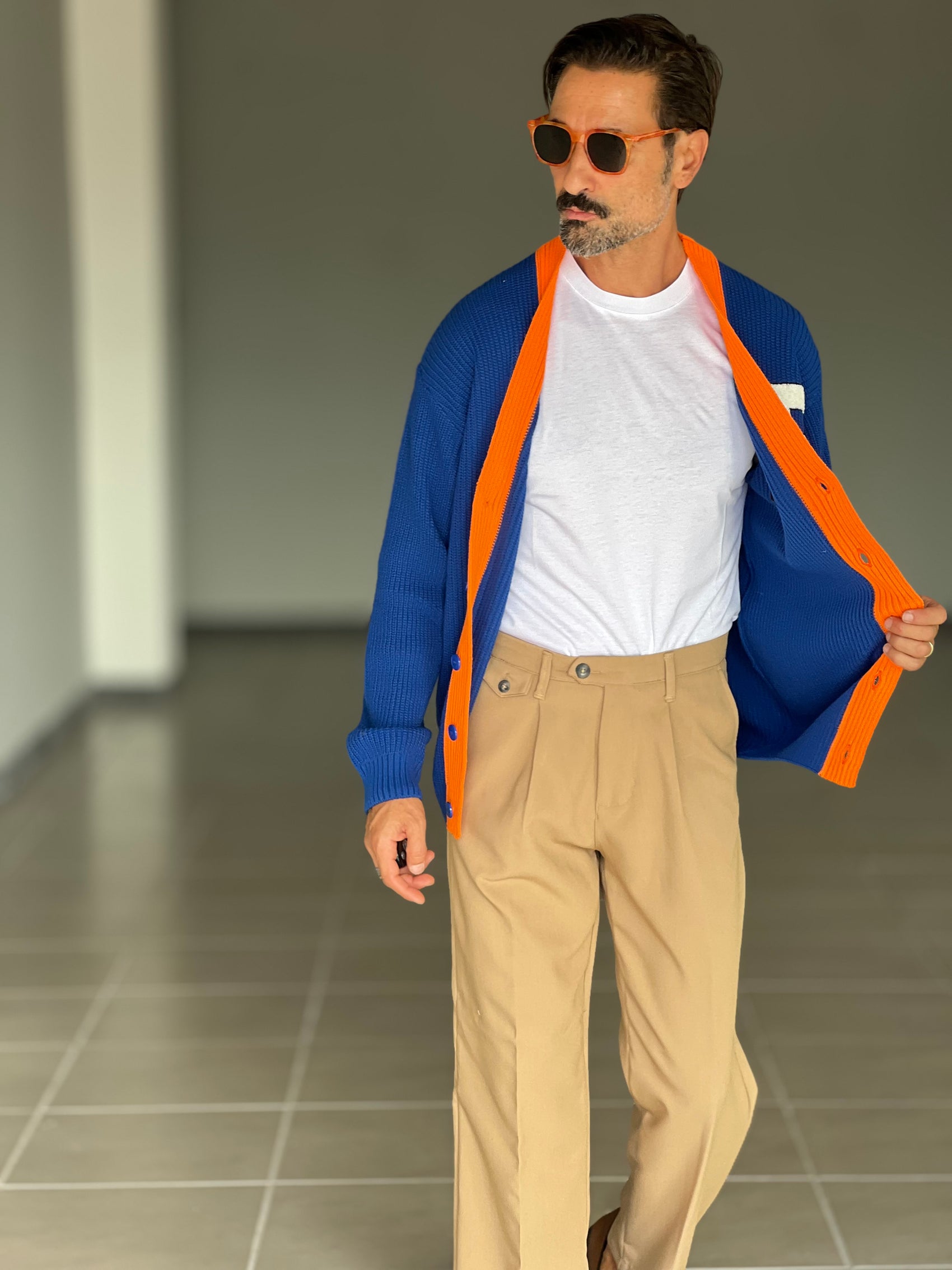 PANTALONE  FONDO AMPIO CAMMELLO GAMBA A PALAZZO