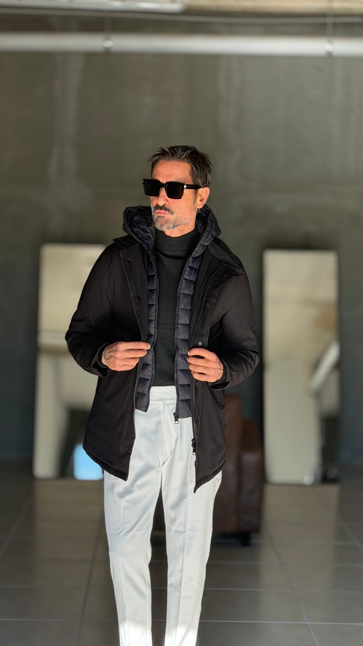 ECORENNA ECRU' BOMBER JACKET